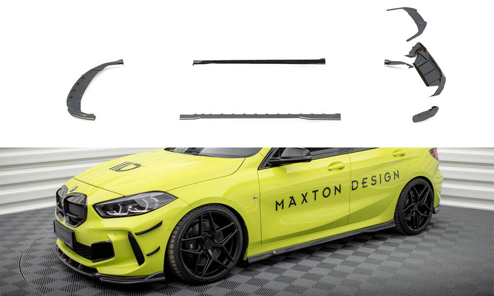 Seitenschweller Erweiterung V.5 für BMW 1 F40 M-Paket / M135i von Maxton Design main image 0