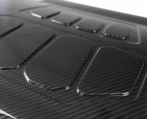 Carbon Motorabdeckung